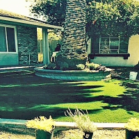 Artificial Grass Carpet Sausalito, California Lawn And Landscape, Front Yard