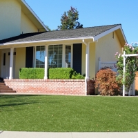 Artificial Turf Installation Mountain View, California Landscape Design, Front Yard Design