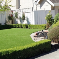 Plastic Grass Cobb, California Landscape Ideas, Front Yard Design