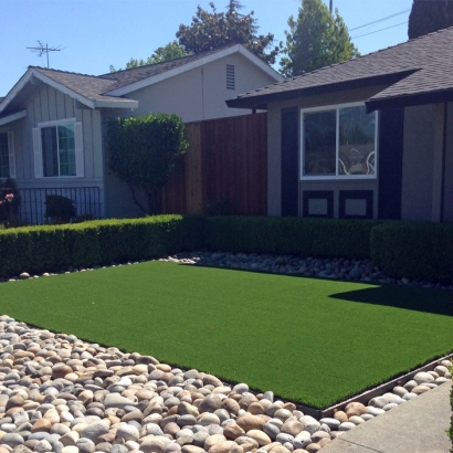 Artificial Grass Atherton, California Home And Garden, Front Yard Design