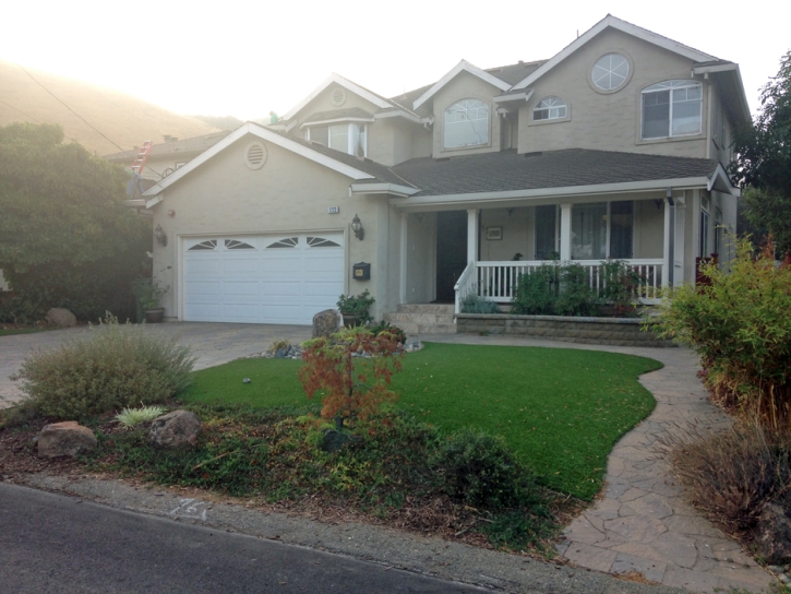 Artificial Grass Carpet West Sacramento, California Design Ideas, Front Yard Landscaping