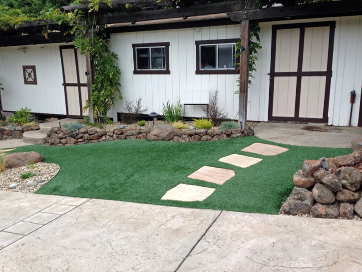 Artificial Grass Installation Oakley, California Landscape Design, Landscaping Ideas For Front Yard