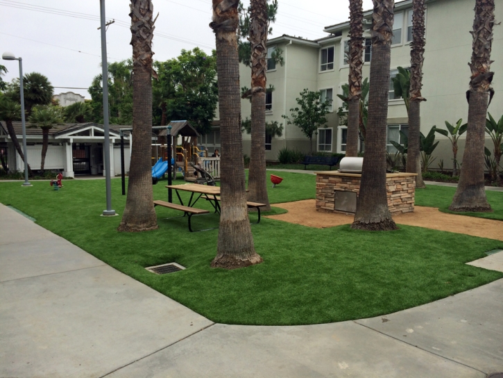 Faux Grass Benicia, California Landscape Rock, Commercial Landscape