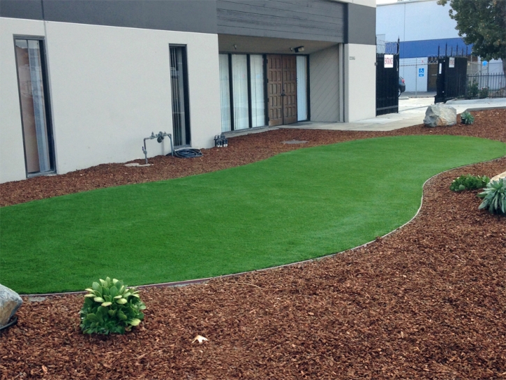 Faux Grass Peters, California Paver Patio, Commercial Landscape